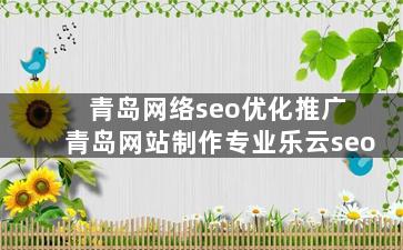 青岛网络seo优化推广 青岛网站制作专业乐云seo